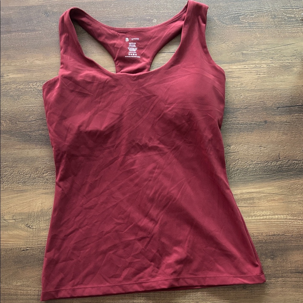 BuffBunny Burgundy Racerback Tank